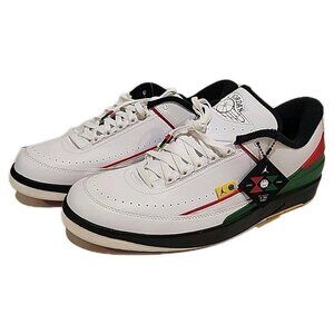 NIKE Air Jordan sz 17 Mens Sneakers 2 Retro Low Quai 54 leather basketball shoes